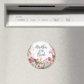 Blush Wasserfarbe Blumenmutter der Braut Magnet (In Situ (Geschirrspüler))