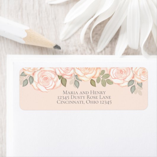 Blush Wasserfarbe Botanische Blätter (Insitu)