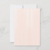 Blush Wasserfarbe | Imitate Rose Gold Bat Mitzvah RSVP Karte (Rückseite)