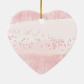 Blush Wasserfarbe Werden Sie meine Trauzeugin sein Keramikornament (Hinten)