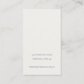 Blush Watercolor Confetti Gestüt Earring Display Visitenkarte (Rückseite)