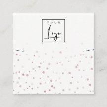 Blush Watercolor Confetti-Logo - Nekklasseanzeige