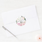 Blush Watercolor Floral Envelope Seal Stickers (Umschlag)