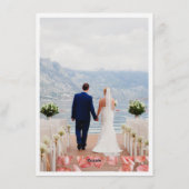 blush watercolor floral wedding invitation  einladung (Rückseite)