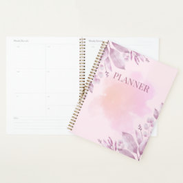 Blush Watercolor Planer Minimal & Feminine Design