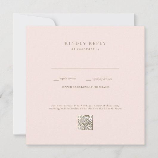 Blush Wedding QR Code UAWG (Vorderseite)