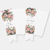 Blush White and Gold Floral Bridal Shower Geschenkschachtel (Ungeklappt)