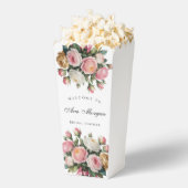 Blush White and Gold Floral Bridal Shower Geschenkschachtel (Geplatzt)