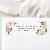 Blush White Blood Wasserfarbe Blumenadresse (Insitu)