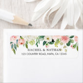 Blush White Blood Wasserfarbe Blumenadresse (Insitu)