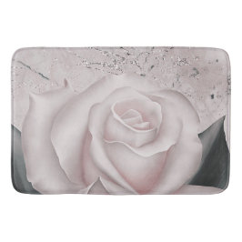Blush White Rose Glam Modernes Shabby Chic aus Mar Badematte