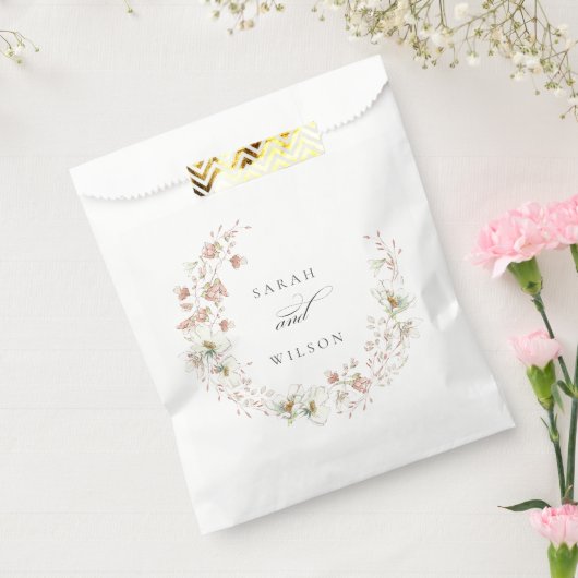Blush White Rustic Meadow Blumenzeremonie Geschenktütchen (Versiegelt)
