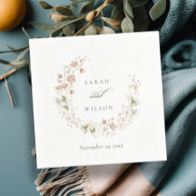 Blush White Rustic Meadow Blumenzeremonie