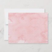 Blush wird meine Trauzeugin Hochzeitsbraun sein Einladung (Rückseite)