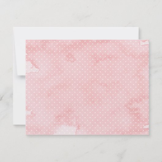 Blush wird meine Trauzeugin Hochzeitsbraun sein Einladung (Rückseite)