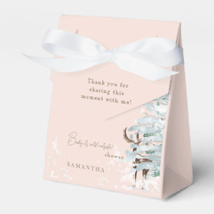 Blush Woodland Baby, es ist kalt draußen Geschenkschachtel