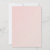 Blush Wünsche für Mädchen Einladung (Rückseite)