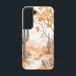Blush Wüste Bloom Phone Case Samsung Galaxy Hülle<br><div class="desc">Eine sanfte und blühende Wüstenlandschaft mit sanften Orange- und Rosatönen erweckt den stillen Charme der Natur.</div>