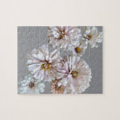 Blush Zinnia Collage-Puzzle Puzzle (Horizontal)