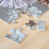 Blush Zinnia Collage-Puzzle Puzzle (Seite)