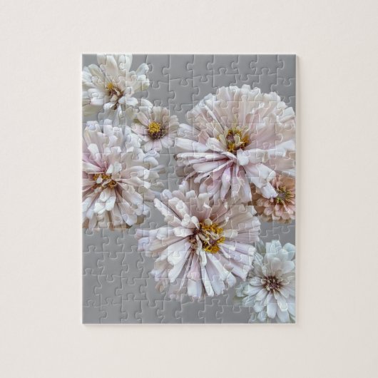 Blush Zinnia Puzzle (Vertikal)