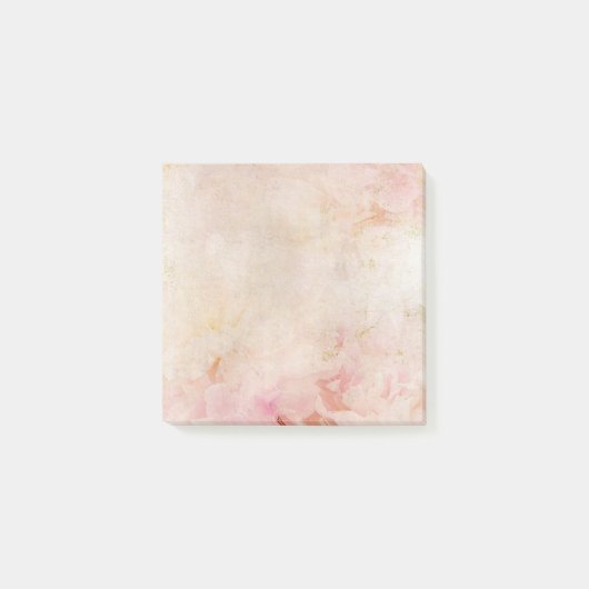 Blushed Floral Post-it Klebezettel (Vorderseite)