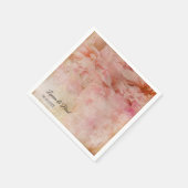 Blushed Floral Vintage Hochzeit Napkins Serviette (Ecke)