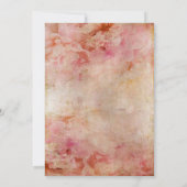 Blushed Vintage Wedding Einladung (Rückseite)