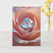 Blushfire Crystal Bloom Karte (Gelbe Blume)