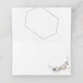BlushFloralWedding-Place Holder-Single Platzkarte (Innenseite Aufgefaltet)