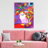 Blushing Beauty Wrapped Canvas (Glanz) Leinwanddruck (Insitu (Wohnzimmer))