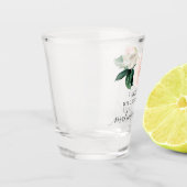 Blushing Bloms Matron of Honor Vorschlag ShotGlass Schnapsglas (Links)