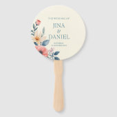 Blushing Bloom Fächer (Vorderseite)