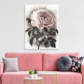 Blushing Bloom Leinwanddruck (Insitu (Wohnzimmer))