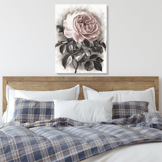 Blushing Bloom Leinwanddruck (Insitu (Schlafzimmer))