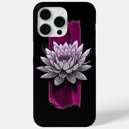 Blushing Bloom: Rosa Lotus-Blume Case-Mate iPhone Hülle (Rückseite)