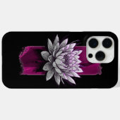 Blushing Bloom: Rosa Lotus-Blume Case-Mate iPhone Hülle (Rückseite (Horizontal))