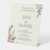 Blushing Bloom Sockelschild (Vorderseite)