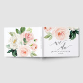 Blushing Blooms Wedding Guest Book Gästebuch (Voll)