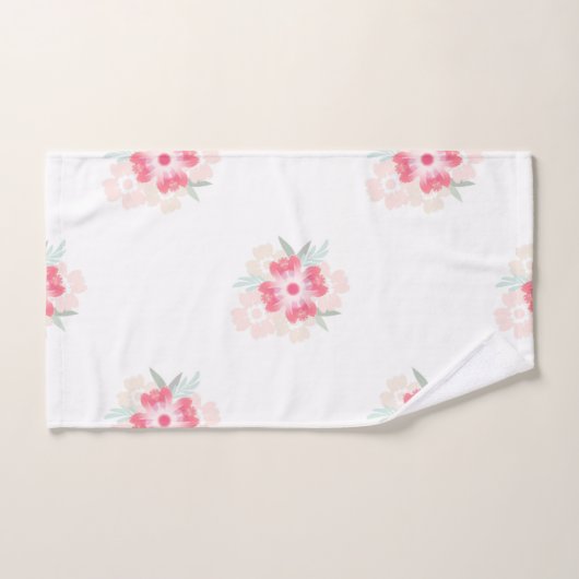 "Blushing Blossom" Handtuch (Handtuch)