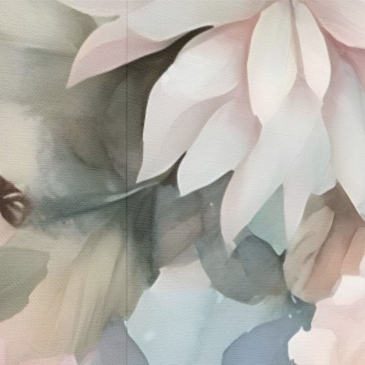 Blushing Bridal Ballet Botanisch Tapete (Naht)