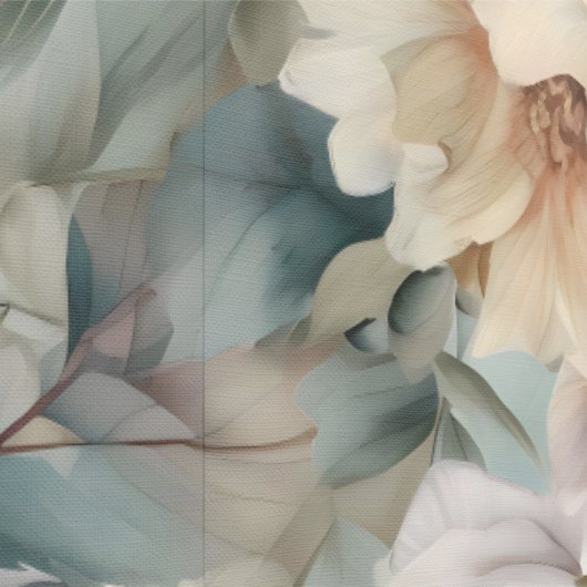 Blushing Bridal Ballet Botanisch Tapete (Naht)