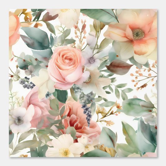 Blushing Bridal Ballet Botanisch Tapete (Vorderseite)