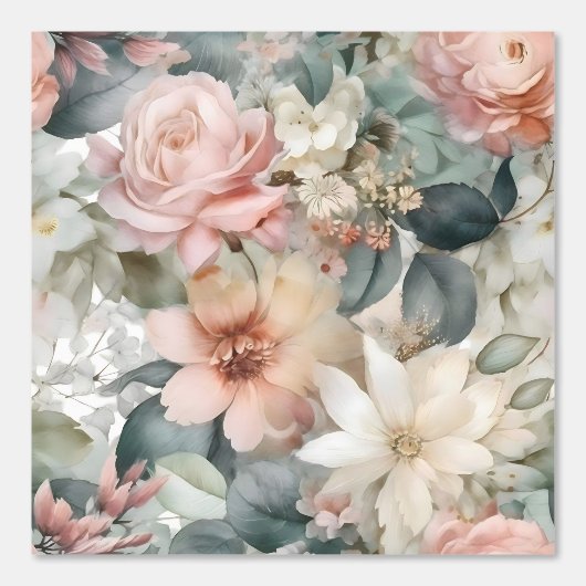 Blushing Bridal Ballet Botanisch Tapete (Vorderseite)