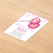 Blushing Bride Bridal Shower Invitation  Acryleinladungen (Ablage )