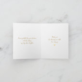 Blushing Bride in Bloom Brie to Be Dankeskarte (Innenseite)