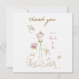 Blushing Bride in Bloom Brie to Be Dankeskarte
