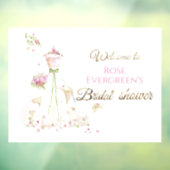 Blushing Bride in Bloom Brie to Be Fensteraufkleber (Blatt 3)