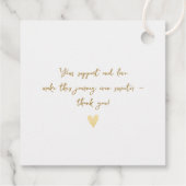 Blushing Bride in Bloom Brie to Be Geschenkanhänger (Rückseite)