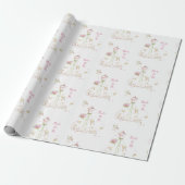 Blushing Bride in Bloom Brie to Be Geschenkpapier (Ungerollt)
